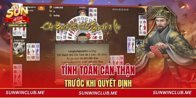 Tính toán cẩn thận trước khi quyết định